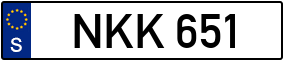 Truck License Plate